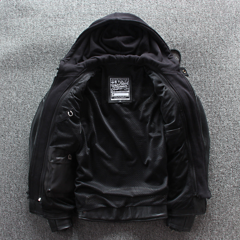 Null™ Affiliation Leather Coat