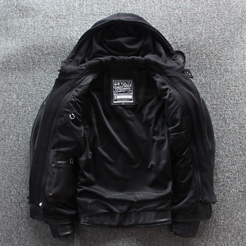 Null™ Affiliation Leather Coat