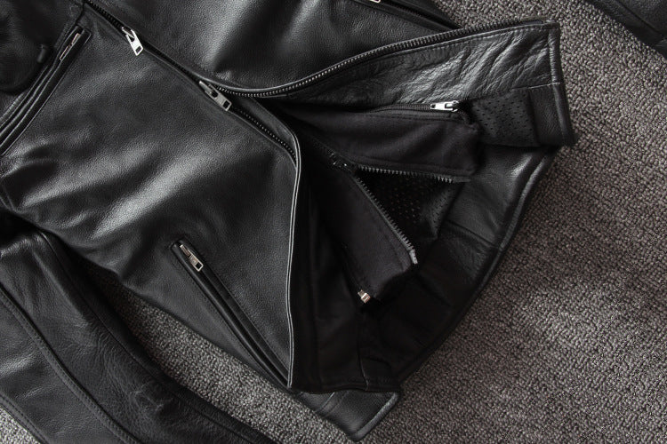 Null™ Affiliation Leather Coat