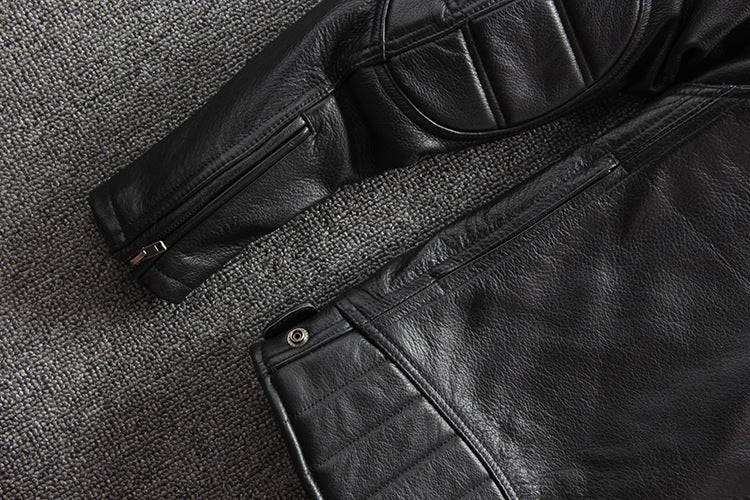 Null™ Affiliation Leather Coat