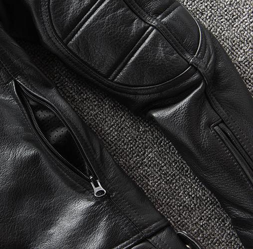 Null™ Affiliation Leather Coat