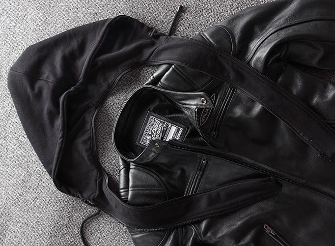 Null™ Affiliation Leather Coat