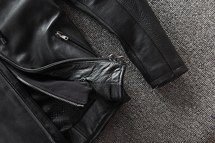 Null™ Affiliation Leather Coat
