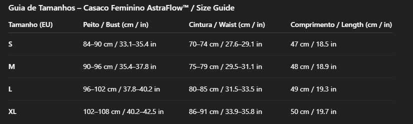 AstraFlow™ Casaco de Motociclismo Feminino