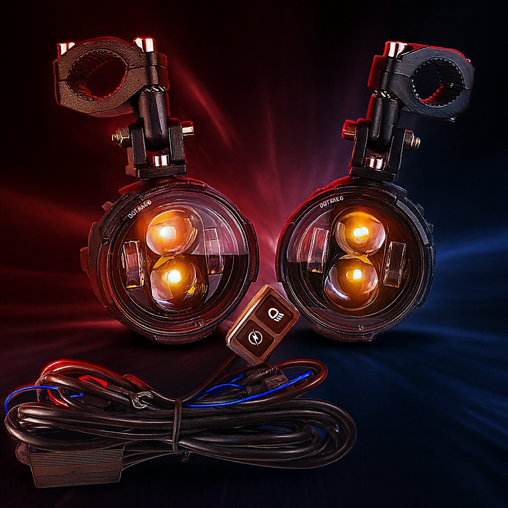 100W LED Auxiliary Headlights (Pair) 