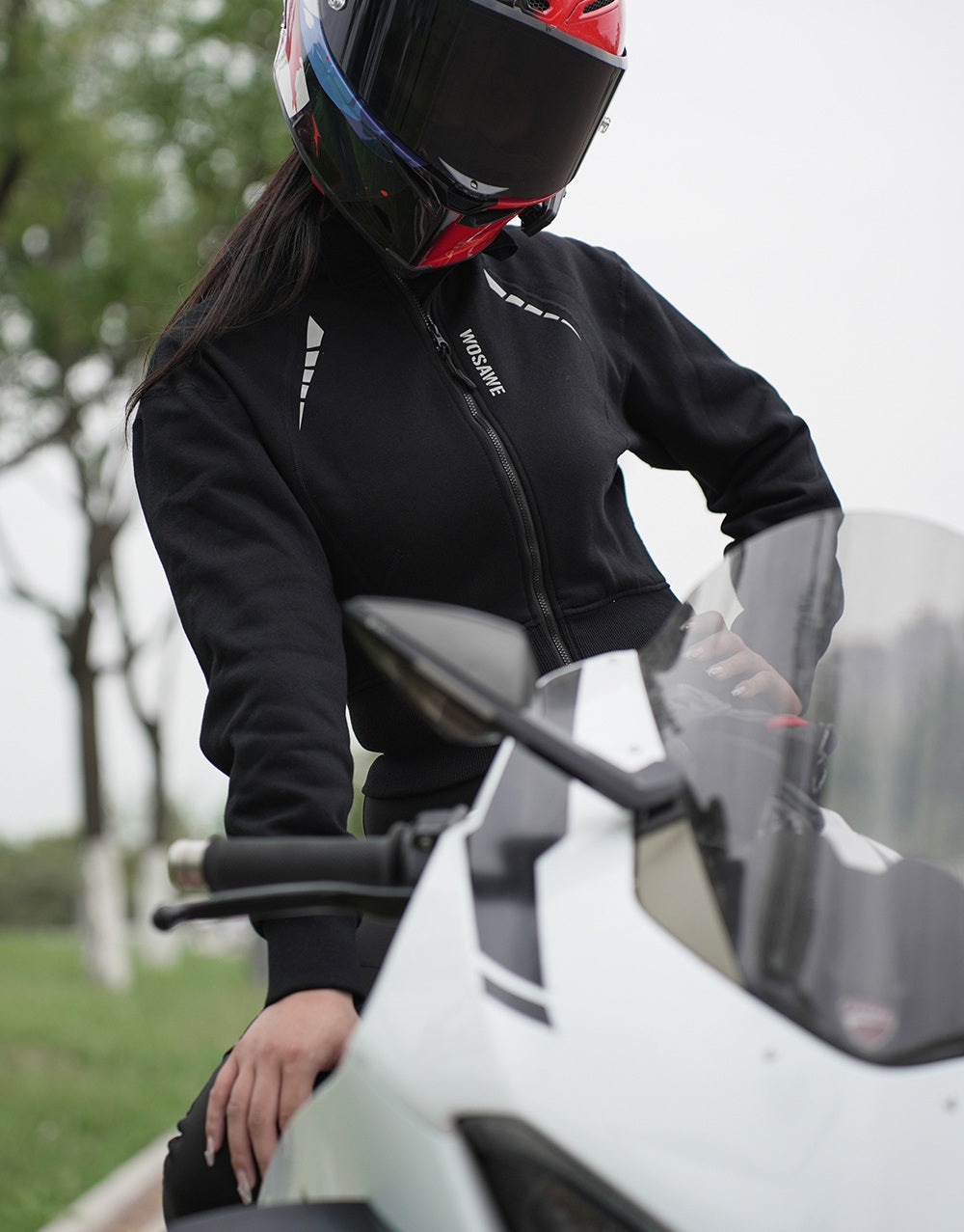 AstraFlow™ Casaco de Motociclismo Feminino