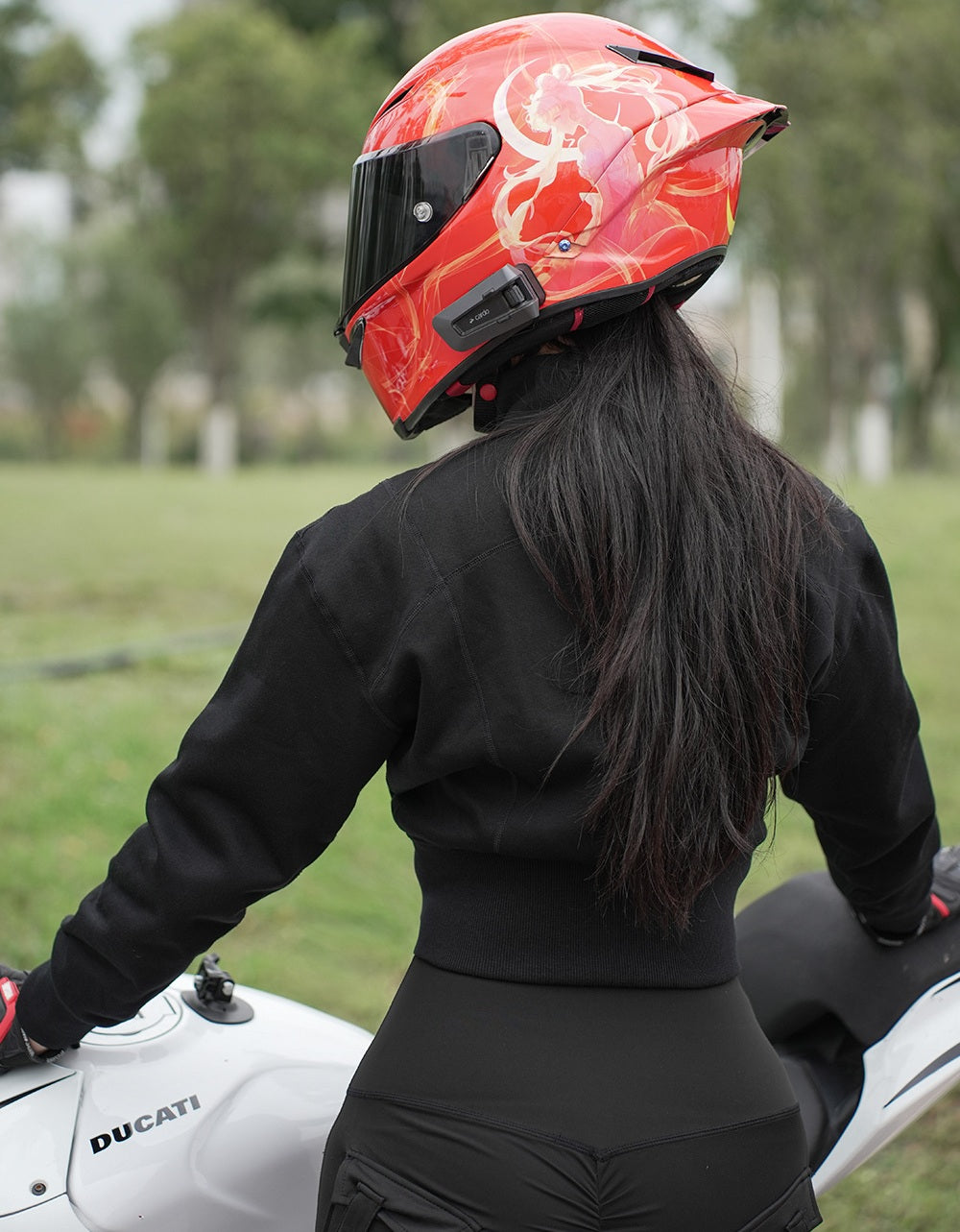 AstraFlow™ Casaco de Motociclismo Feminino