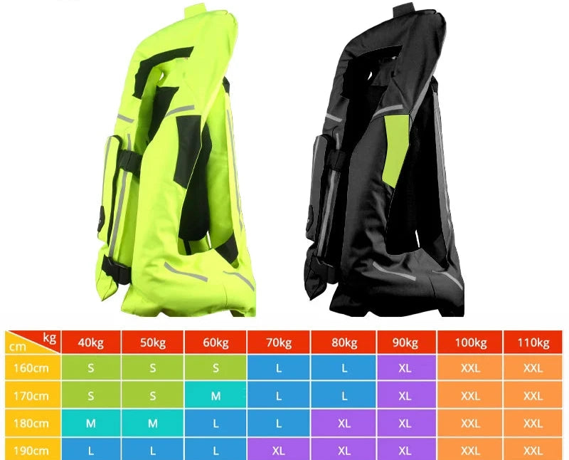 Chaleco AirVest™ - Bolsa de aire para motociclistas