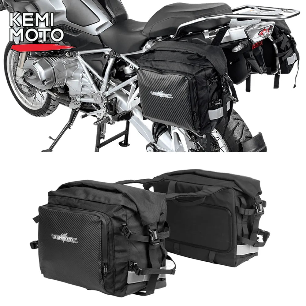 QuickBags™ KemiMoto - Bolsas laterales / Alforjas para motocicleta