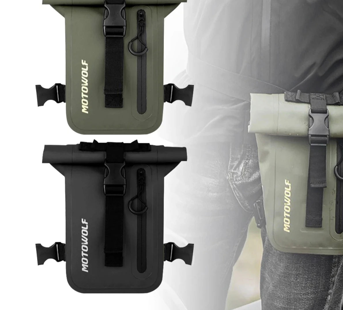 LegBags™ MotoWolf - Bolsa para piernas