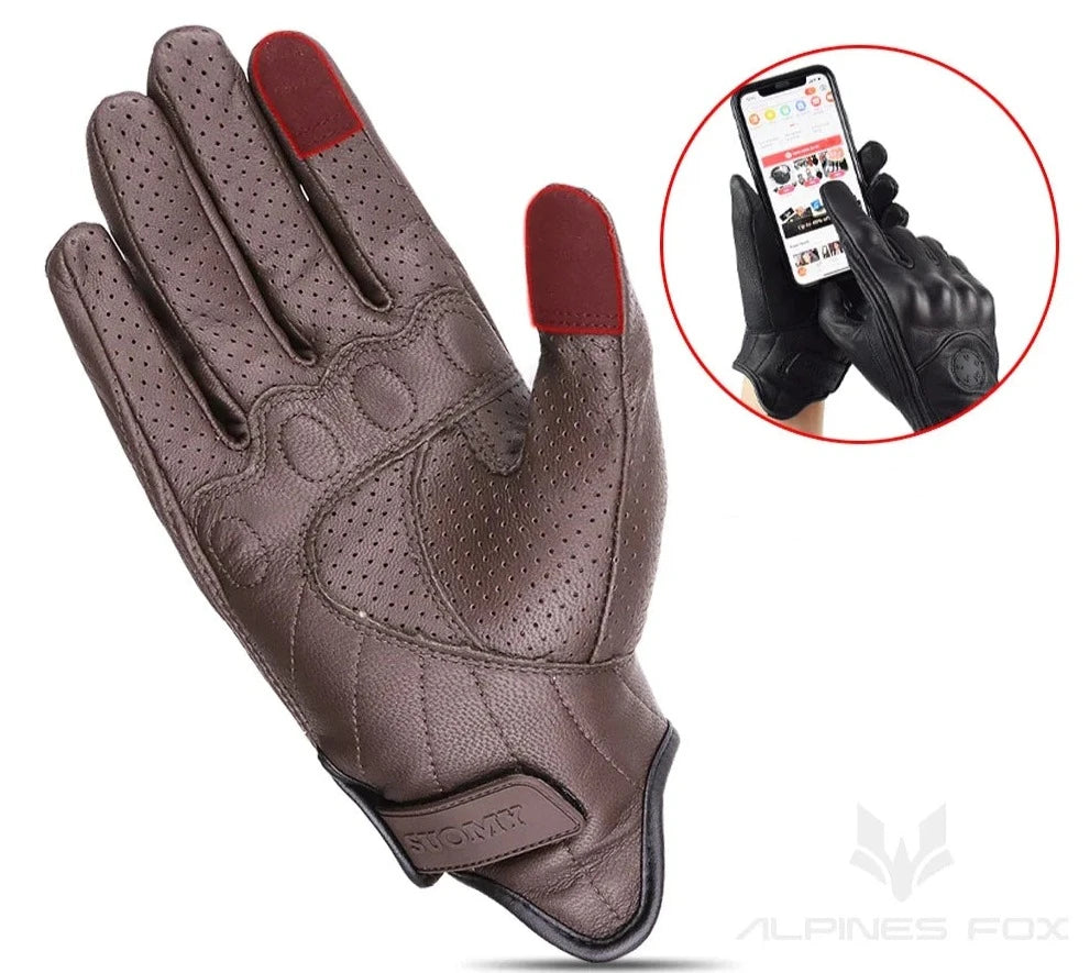 SuomyLeather™ - Motorcycle gloves 