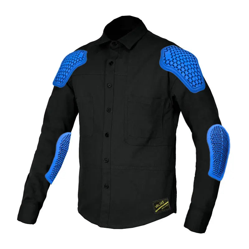 Motorcycle Jacket Jersey Racing Long Sleeve Shatterproof Off-road Jacket Shirt Racing Suit Coat With Elbow And Back Protection