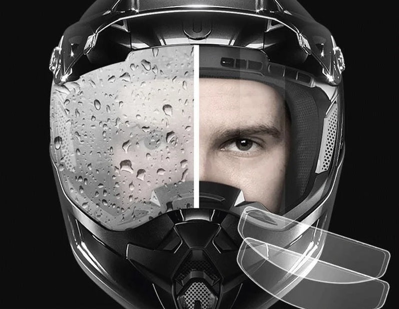 ClearShield™ – Anti-Fog and Rain Film for Helmets