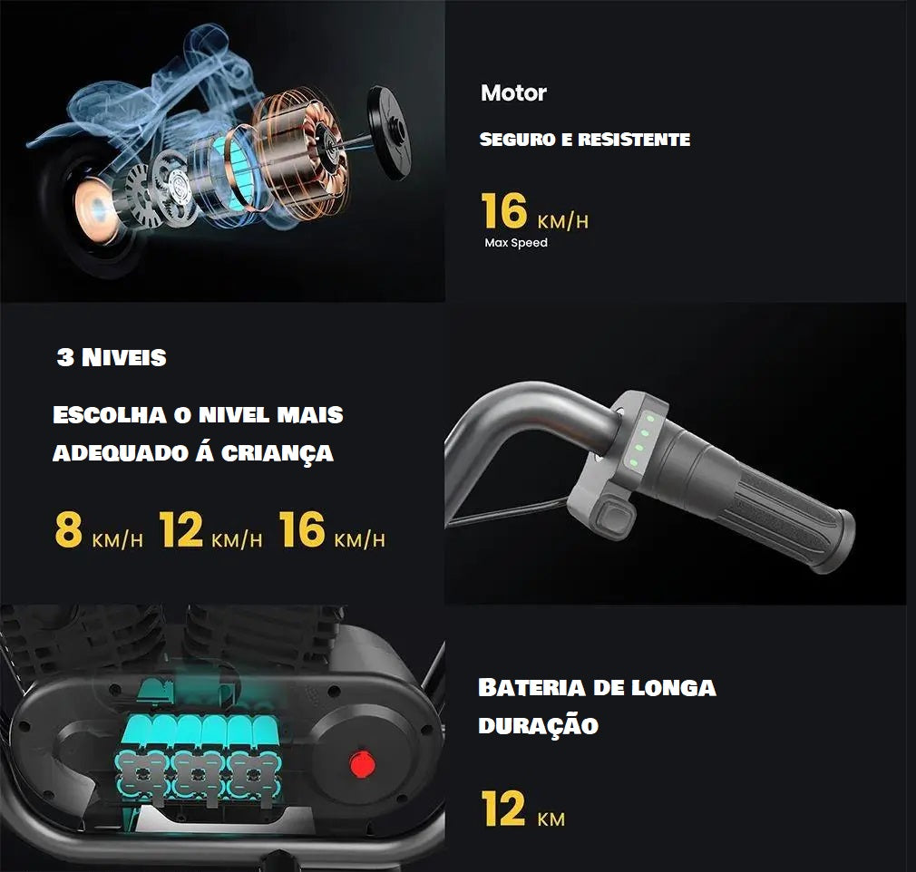 ChopperKidz Cruiser 12 - motorcycle for children