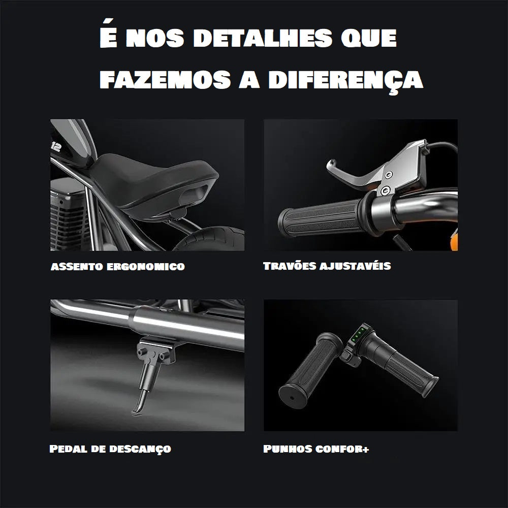 ChopperKidz Cruiser 12 - motorcycle for children