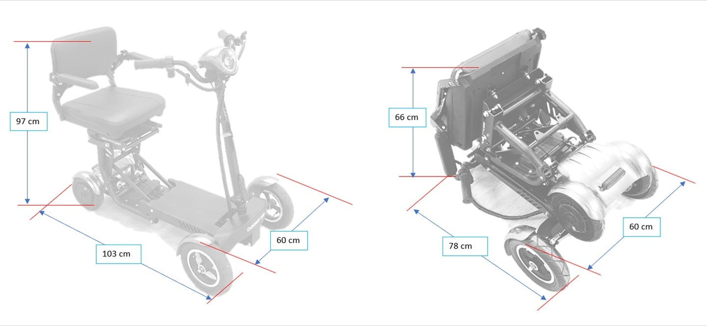 Vortex Goose - Cadeira de Rodas c/motor elétrico-X 4W