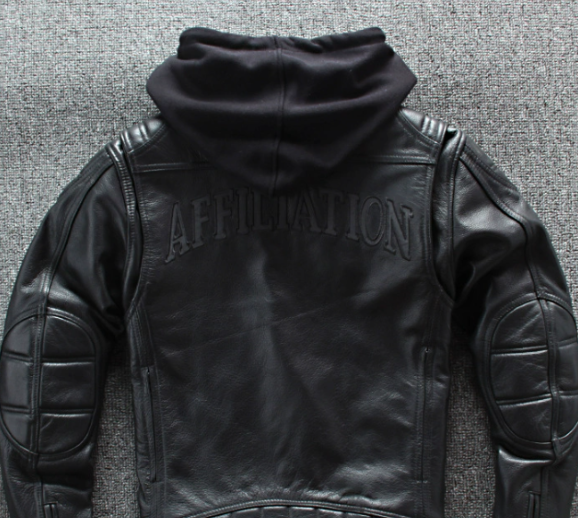 Null™ Affiliation Leather Coat